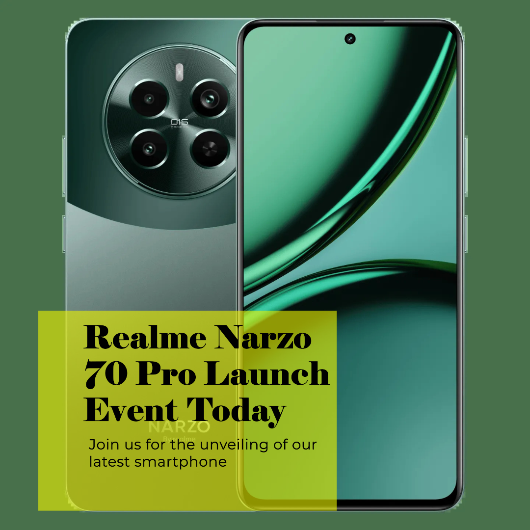Realme Narzo 70 Pro Launch Event Today